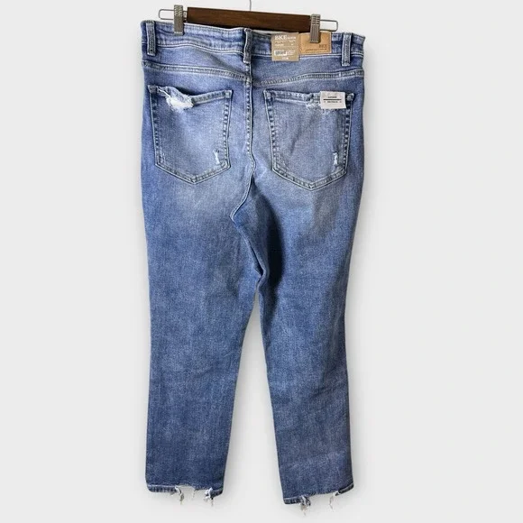 NWT BKE Women's Parker Universal Fit High-Rise Ankle Straight Stretch Jeans 31 - Picture 2 of 9
